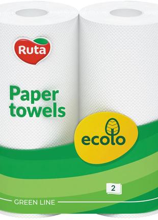 Бумажные полотенца ecolo 2 шт (4820023747210)1 фото