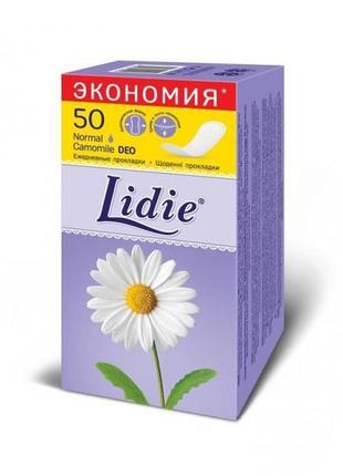 Щоденні гігієнічні прокладки lidie deo 50 шт (5029053540214)