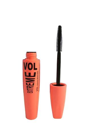 Тушь для ресниц extreme volume mascara с силиконовой кисточкой bell jardin