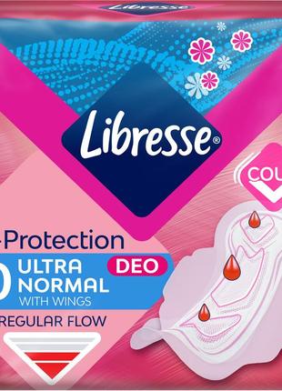 Гігієнічні прокладки libresse ultra normal soft deo 10 шт (7322540337938)