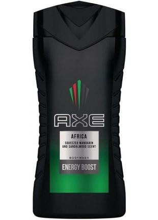 Гель для душа axe refreshing africa shower gel, 250 мл(8710447279793)