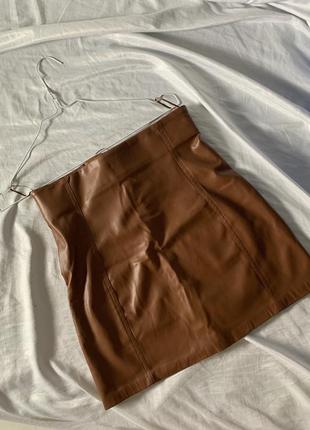 Стильная юбка zara с утеплением