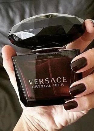 Versace crystal noir туалетна вода 90 ml версаче крістал ноір нуар нуа чорний жіночий аромат парфум духи2 фото
