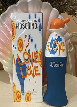 Moschino cheap & chic i love love туалетна вода 100 ml москіно мошино чіп енд шип чіп чік ай лав