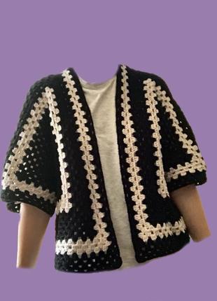 Вязаное хаори, кардиган