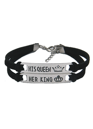 Набор парных браслетов для влюбленных