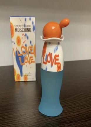 Женская парфюмированная  вода moschino  i love love (москино ай лав лав) 100 мл