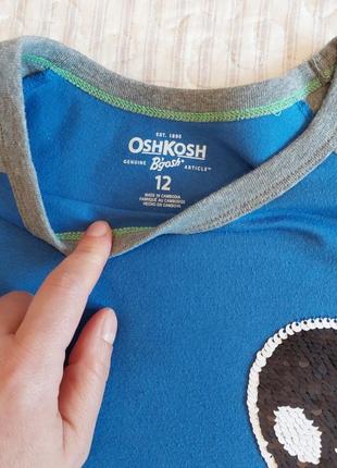 Oshkosh carter's реглан лонгслив футболка с длинным рукавом4 фото