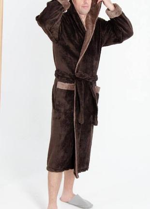 Махровый мужской халат3 фото