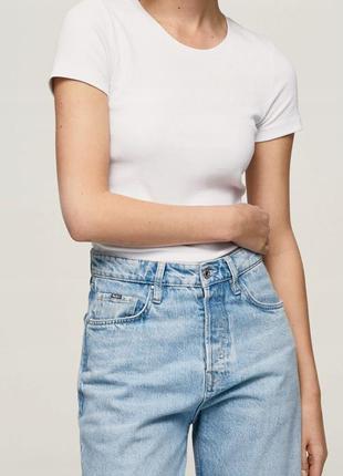 Женская футболка в рубчик pepe jeans london