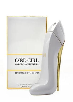 Духи carolina herrera good girl white парфумована вода 80 ml кароліна еррера туфелька вайт уайт духи2 фото