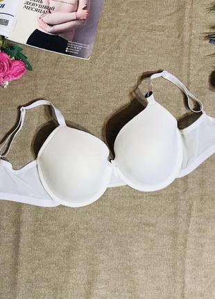 Білий ліф на тонкому поролоні primark , розмір 36 e 💕4 фото