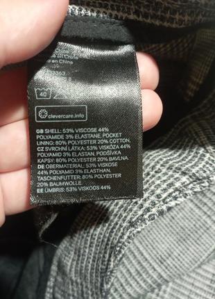 Брюки чінос у клітинку h&m, eur 36/46 фото