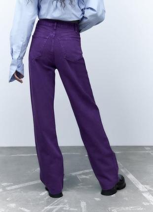 Zara трендовые джинсы трубы2 фото