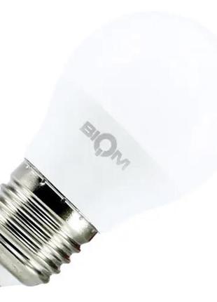 Світлодіодна лампа g45 4w e27 3000k матова вт-543 biom