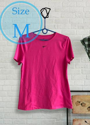 Футболка nike pro pink all over mesh t-shirt, (р. m)