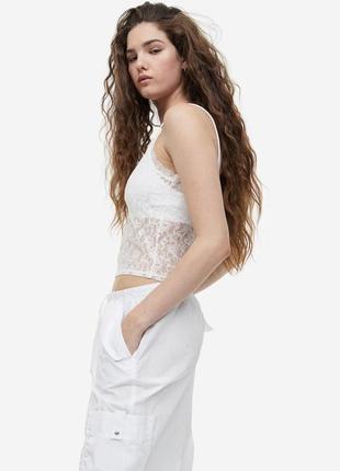 Топ из кружева от h&m
