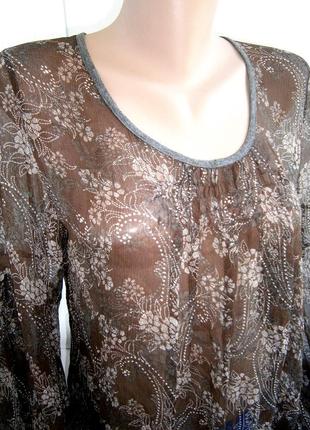 Красивая. стильная женская блуза из натурального шелка. kookai3 фото