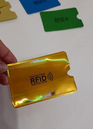 Rfid чехол защитный чехол для банковской карты1 фото