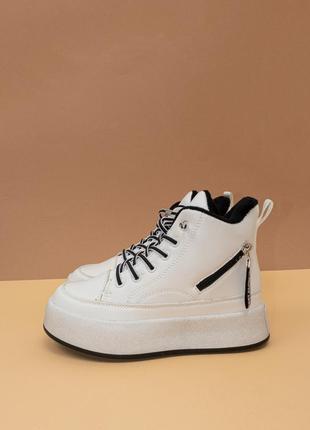 Демісезонні черевики для дівчинки білі 37 ботинки девочке jong golf4 фото