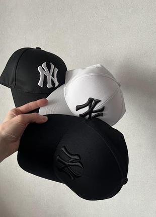 Черная кепка нью йорк, бейсболка new york черного цвета7 фото