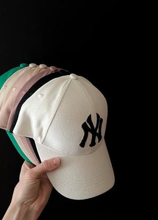 Черная кепка нью йорк, бейсболка new york черного цвета3 фото