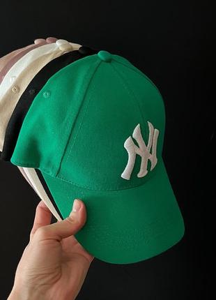 Белая кепка нью йорк, бейсболка new york7 фото