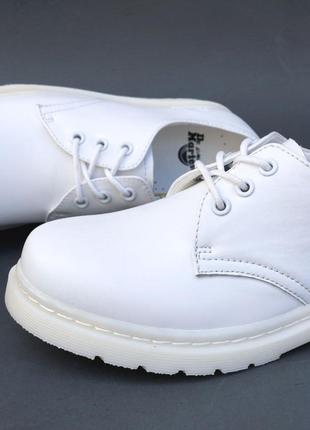 Туфли dr martens 1461 mono white10 фото