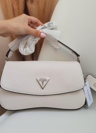 Сумка guess cordelia багет біла нова