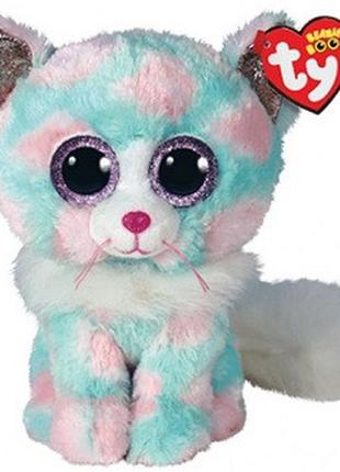 Дитяча іграшка м’яконабивна ty beanie boos 37288 кіт "opal" 25 см