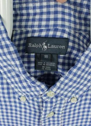 Стильная льняная рубашка polo ralph lauren3 фото