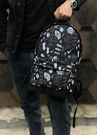 Качественный, спортивный и повседневный рюкзак с принтом nike3 фото