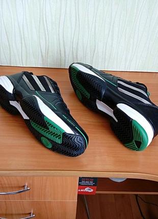 Мужские кожаные кроссовки adidas adizero feather.