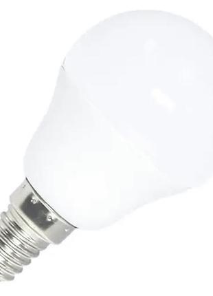 Світлодіодна лампа g45 7w e14 3000k матова вт-565 biom