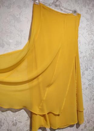 Шикарная шифоновая юбка юбка юпка