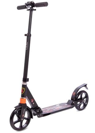 Самокат двоколісний xinz scooter 116-b колір чорний