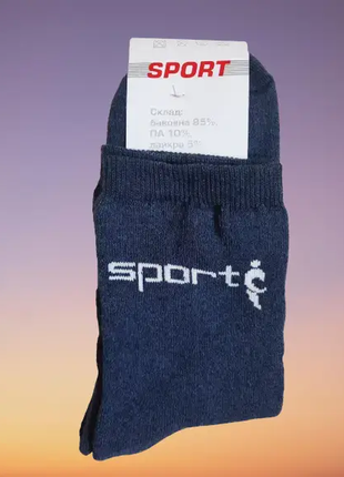 Шкарпетки чоловічі теплі махрові р.27, 29 синій,сірий2 фото