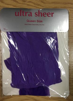 Колготки нейлоновые ultra sheer, 1x-4x