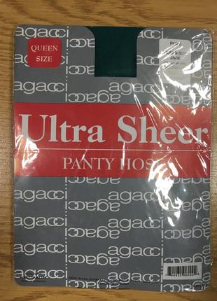 Колготки нейлоновые ultra sheer (agacci ), xl-3xl4 фото