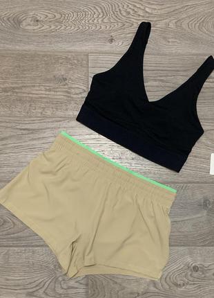 Комплект для занятий спортом ( топ и шортики) fabletics р. м/38/10.