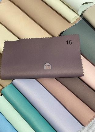 Ткань для штор блекаут flat матовая однотонная, цвет "сливовый" №12, шторная ткань на отрез