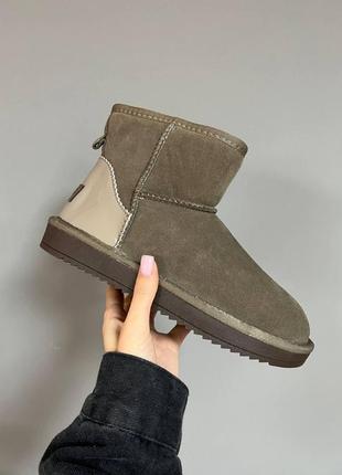 Угги женские ugg classic mocha lacquer4 фото