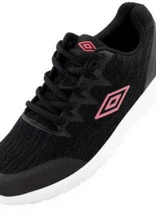 Активні жіночі чорні з рожевим кросівки для бігу umbro thyone 2 з eva підошвою розмір 37
