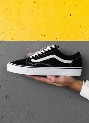 Vans old skool classic black white10 фото