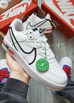 Мужские кроссовки nike air force 1 react