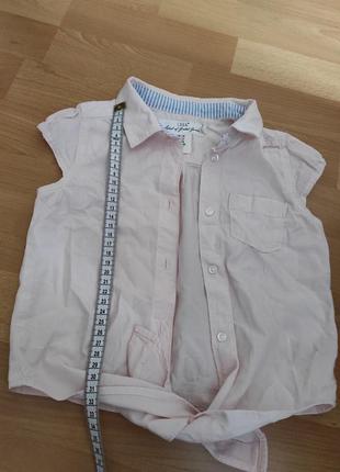 Стильная рубашка блуза блузка 100% cotton5 фото