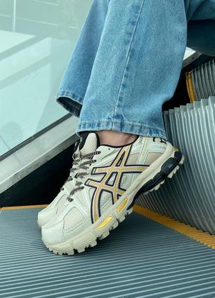 Женские кроссовки asics Gel-Contend gel-kahana 8 beige gold black