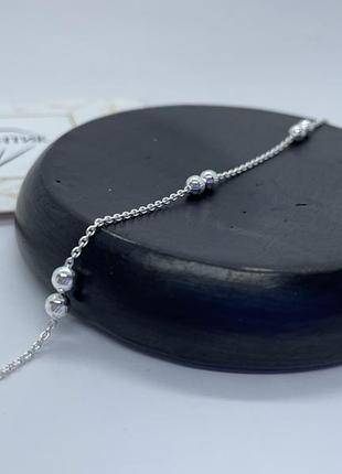 Серебряный браслет 925 проба (серебро, серебро)