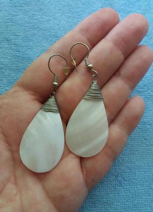 Серьги из перламутра от kiabi