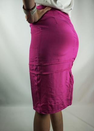 Шелковая юбка фуксия louis feraud2 фото